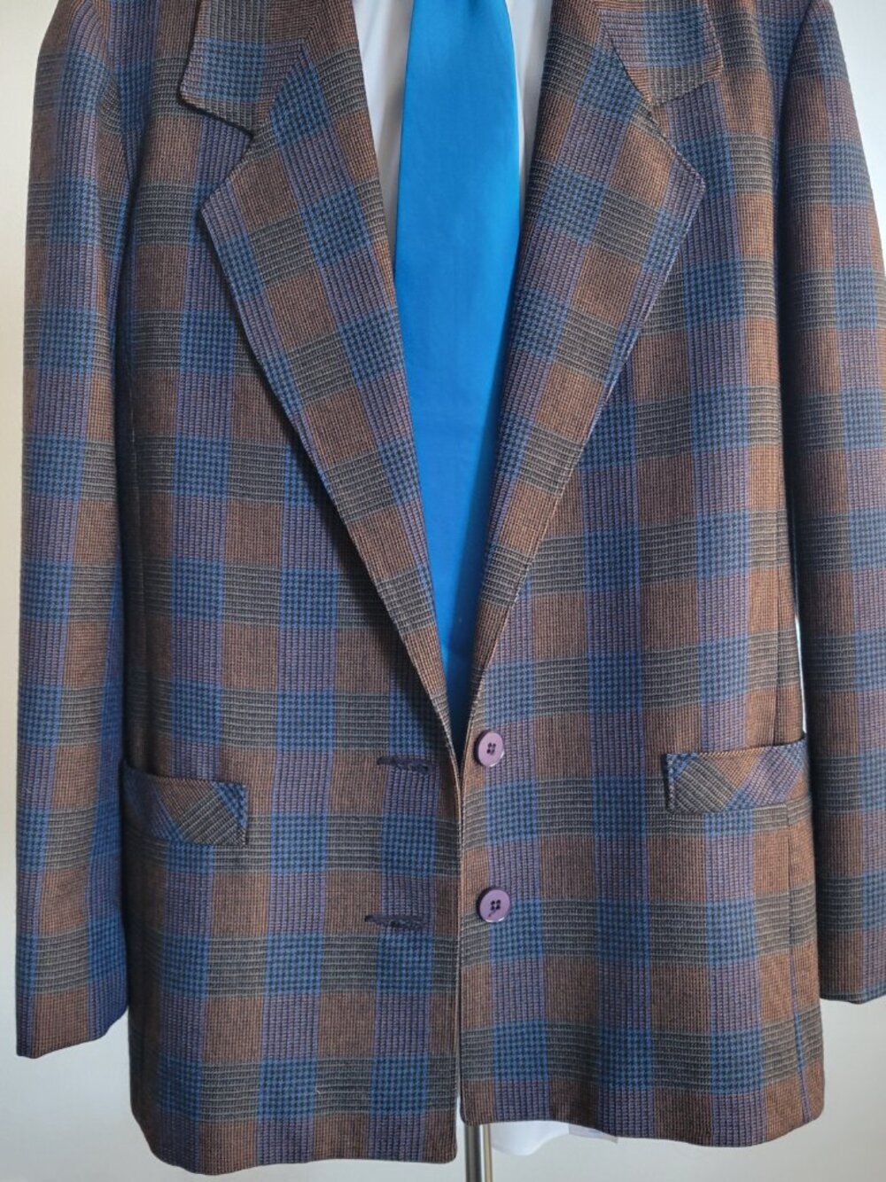 Vintage NORGAL LTD. New York Men’s 100% Wool Plaid Sport Coat Blazer 38R - Picture 16 of 16